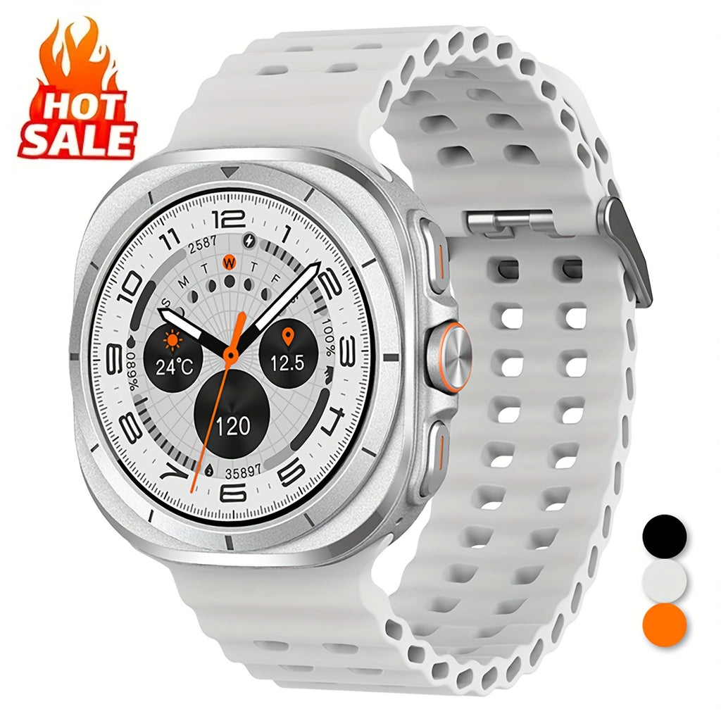 X15 Smart Watch with Call Answering and Dialing, 100+ Sports Modes, Compass, Pedometer, Alarm and 400mAh Battery for Compatible iPhone and Android Phones