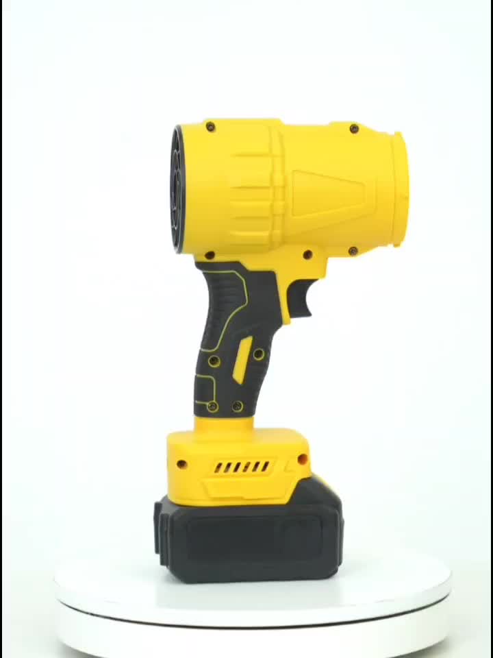 21V Cordless Leaf Blower with Listed 30000RPM Motor, Handheld Outdoor Air Tool in Single-Battery Box or Dual-Battery Toolbox Sets for Leaf and Dust Cleanup