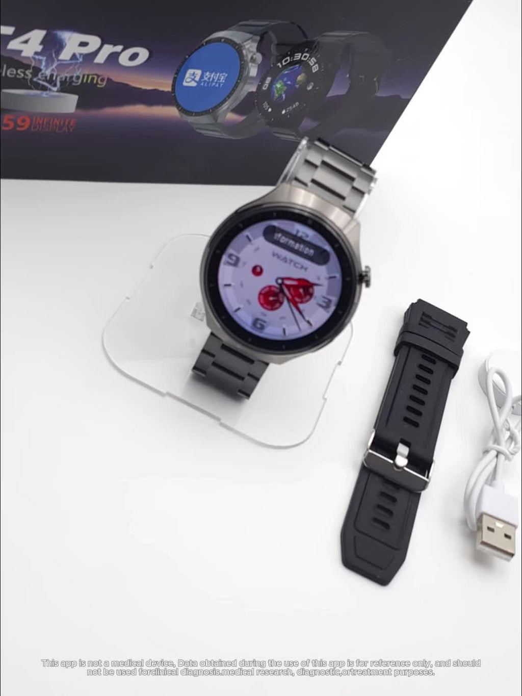 1.52-Inch Touchscreen Smartwatch for Men and Women with Listed Wireless Calls, Message Functions, Sports Modes and Remote Camera Control for Android and iPhone