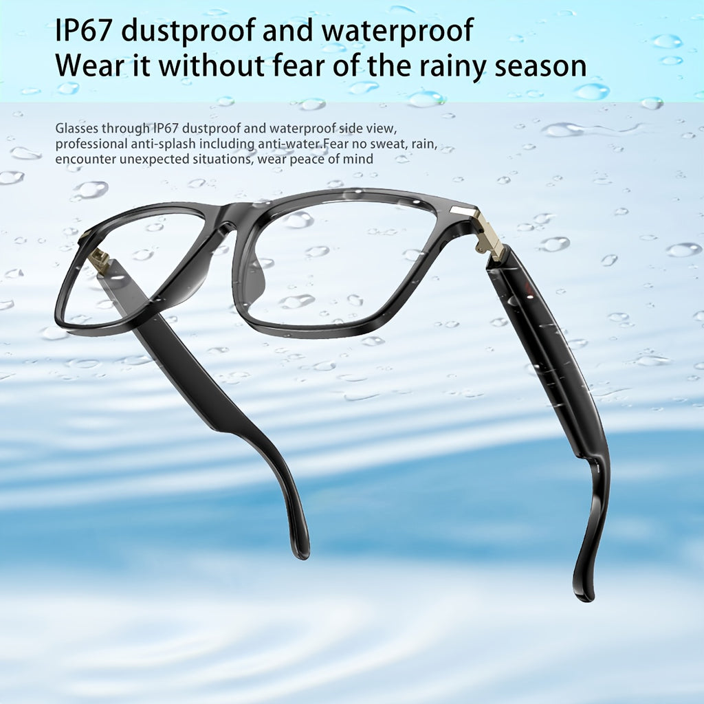 160 Language Translation Smart Glasses, AI Audio Glasses with ChatGPT, HD Calls & HiFi Music, Built-in Mic & Speaker, Photochromic Lenses, Real-Time Translator Eyewear for Travel, Meetings, Men & Women