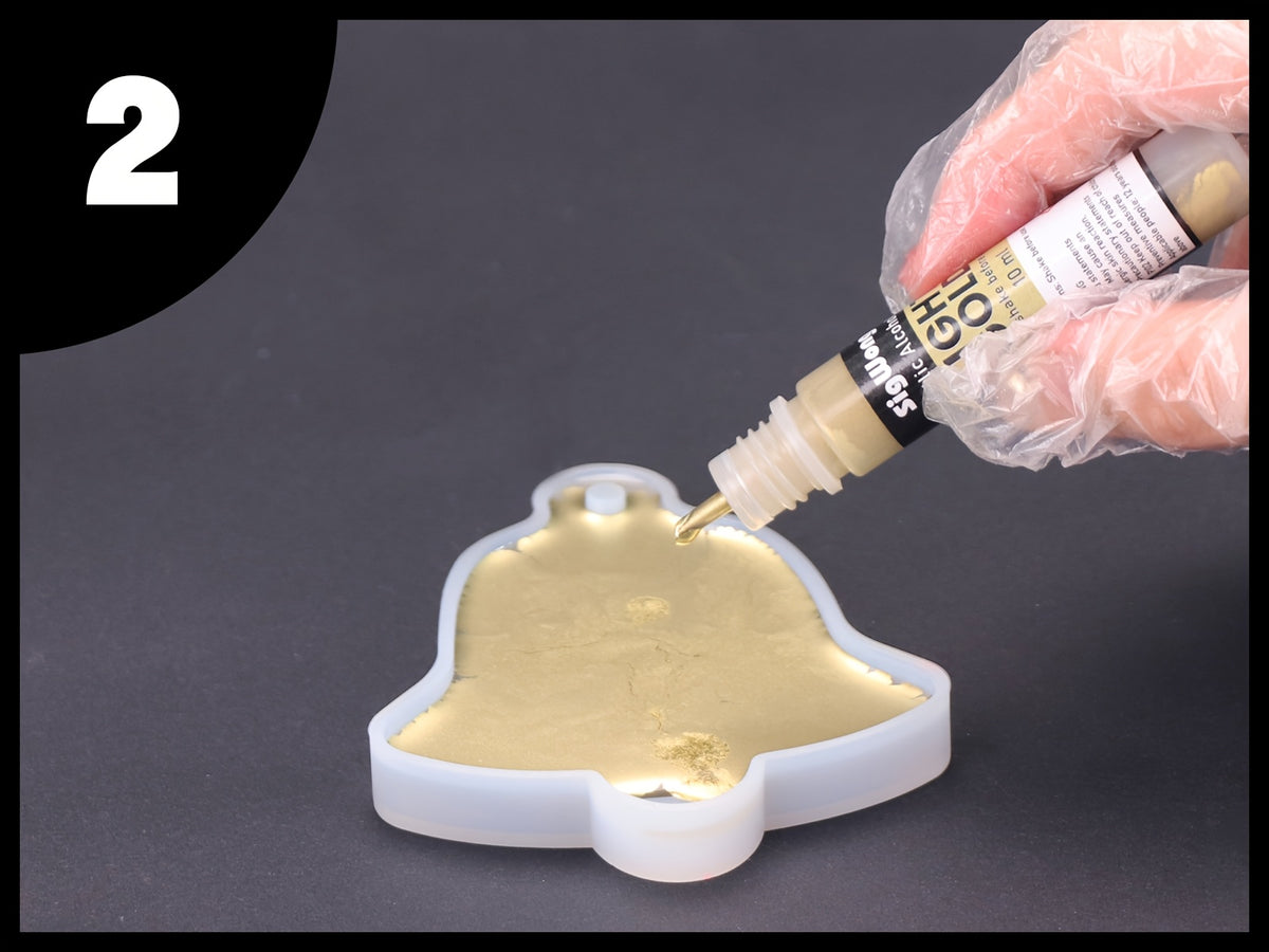 Metallic Alcohol Ink Set, 24-Color Shimmer Mixatives with Listed 0.34oz Each for Compatible Resin Coasters, Decorative Tumbler Crafts and Yupo Painting