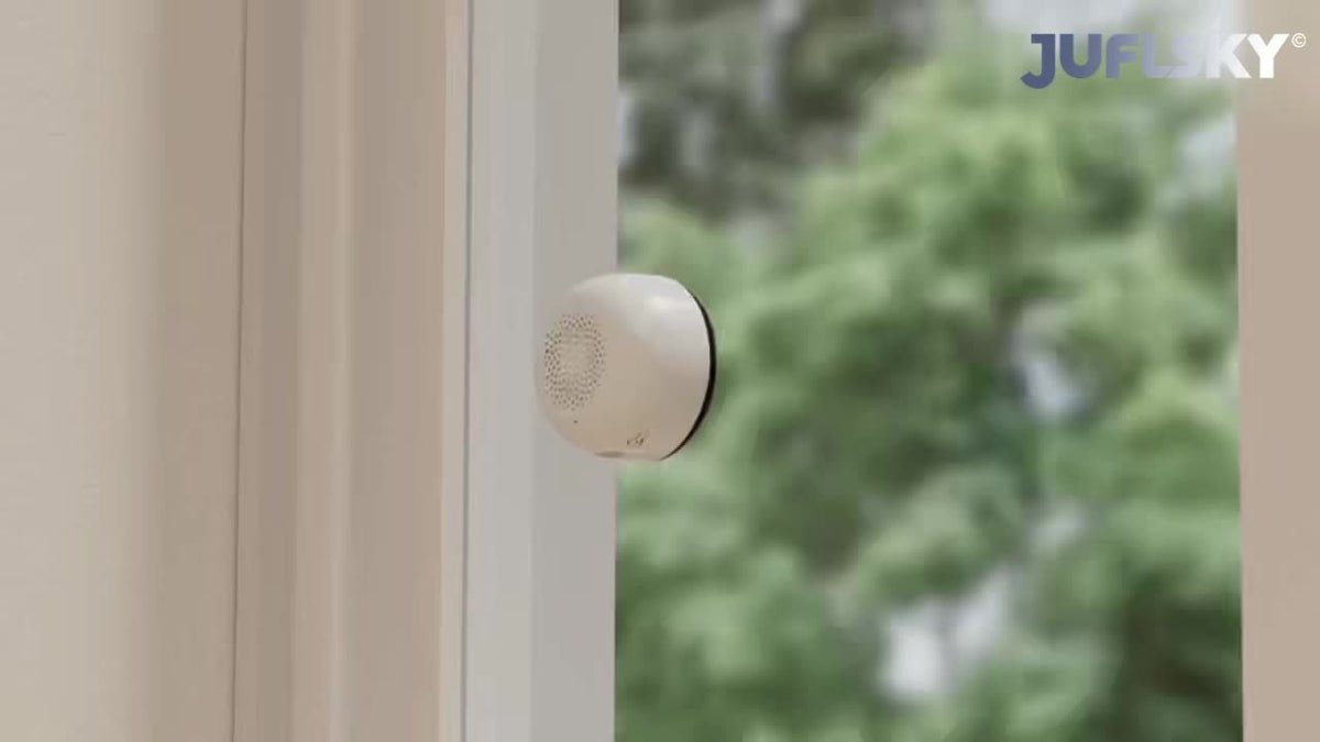 4MP Wireless Window Camera with Dual-Band WiFi, Two-Way Audio and Motion Tracking, AI Blacklight or Full-Color Single-Camera Options for Indoor Pet Monitoring