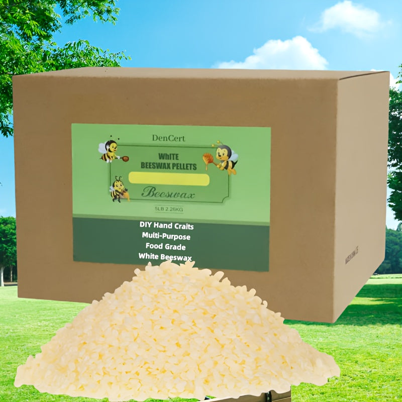 Beeswax Pellets for Candle Making and DIY Crafts, Listed Triple-Filtered Wax Particles in 3LB, 5LB or 10LB Options for Hobby Projects and Soap-Making Supplies