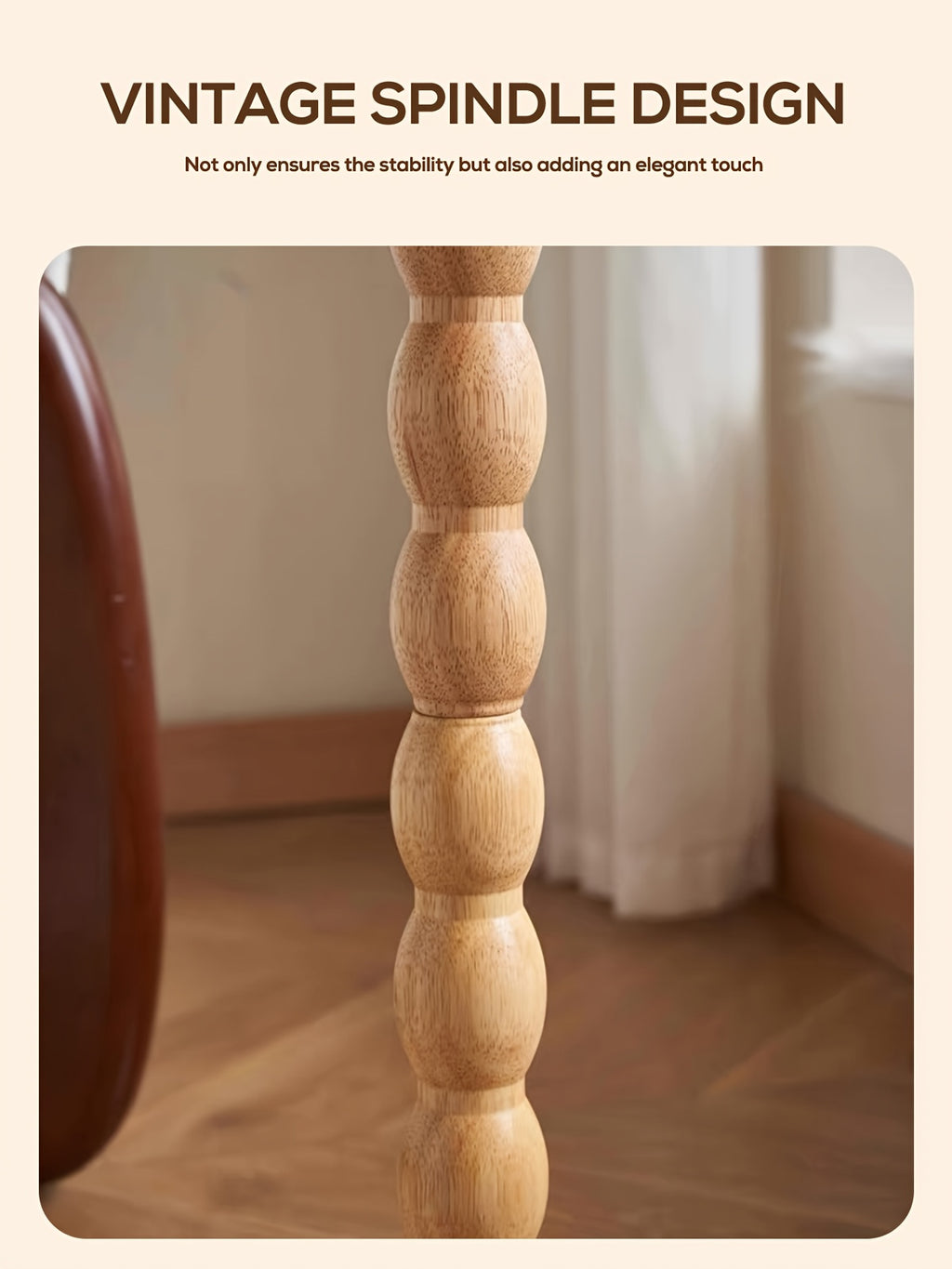 Pedestal Side Table with Heart, Clover, Gourd, Butterfly or Round Style Options, Wood, Walnut or Black Color Choices for Living Room and Bedroom Accents