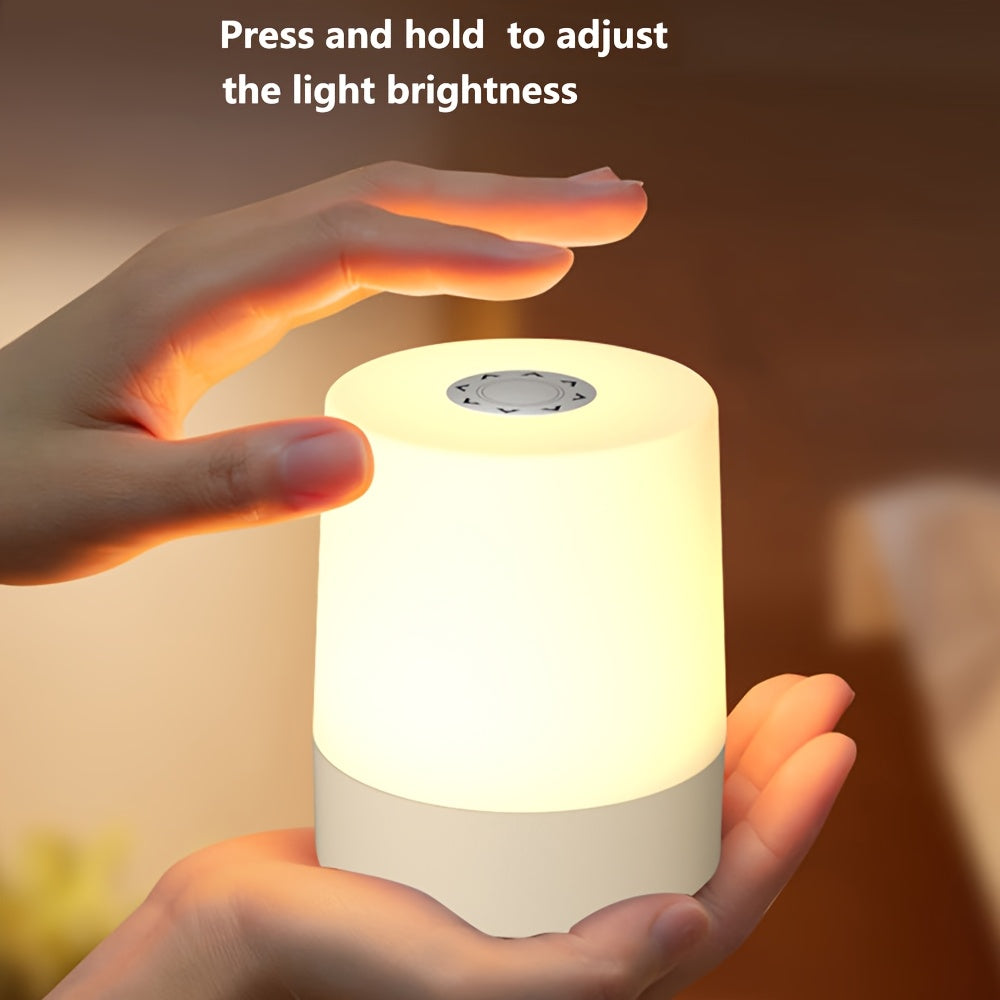 Rechargeable Touch Bedside Lamp with 800mAh Battery, Dimmable LED and White, Warm or Neutral Light Modes for Bedroom, Living Room and Office Desk Decor
