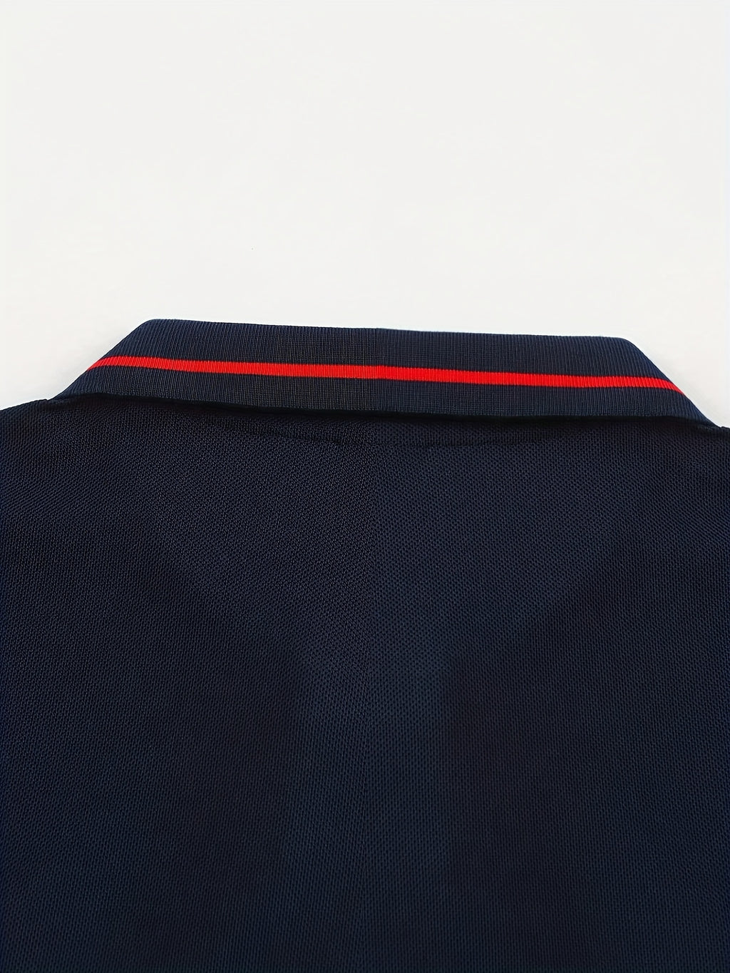 Men's Long Sleeve Polo Shirt, 100% Polyester with Slight Stretch, Regular Fit and Rib-Knit Details for Casual Golf and Spring-Fall Outfits