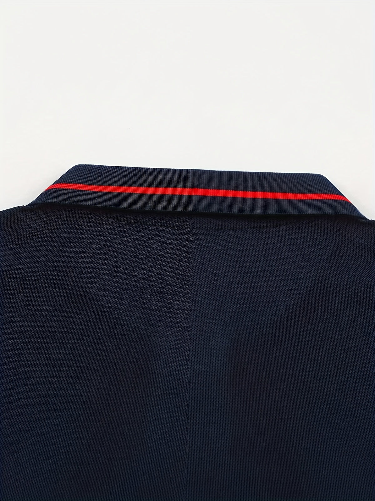 Men's Long Sleeve Polo Shirt, 100% Polyester with Slight Stretch, Regular Fit and Rib-Knit Details for Casual Golf and Spring-Fall Outfits