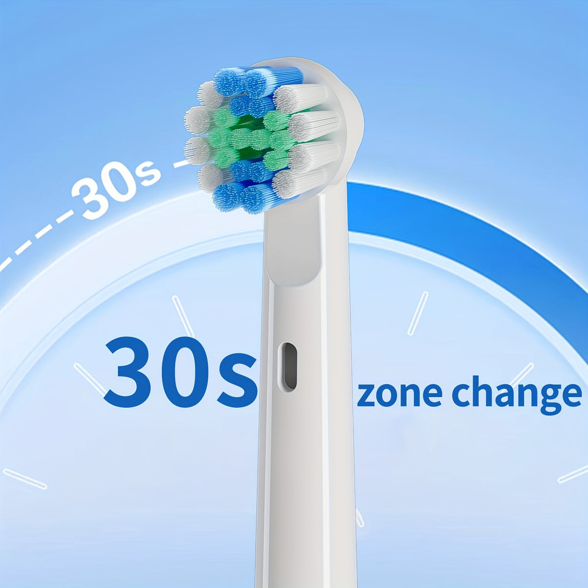 Orinatola Rotating Electric Toothbrush for Adults with Four Brush Heads, Travel Case, Three Modes and Two-Minute Timer, USB Charging in Black or White