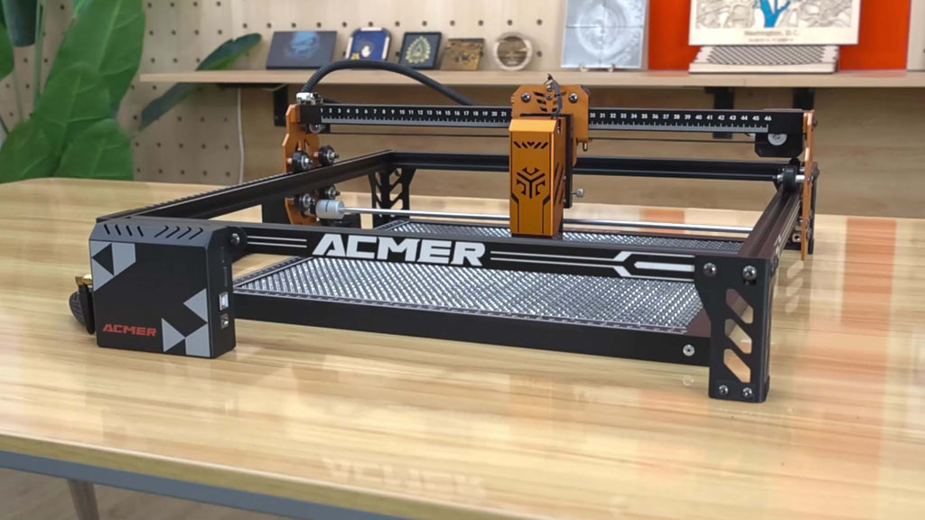 ACMER P1S Pro Laser Engraver with Listed 6W Diode Laser and 380 x 370mm Work Area, Fixed-Focus Craft Machine with USB and App Connection References