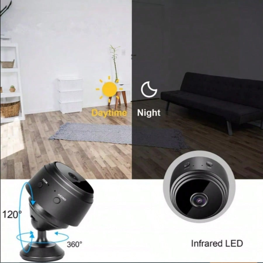 App-Controlled Mini Surveillance Camera Set, WiFi Cameras with Listed Motion Detection and Night Vision in 5- or 8-Piece Monitoring Packages