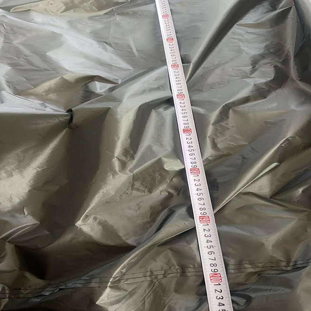 SUV Car Cover with Four Reflective Strips and Elastic Hem, Black Listed Six-Layer 190T Polyester Vehicle Cover in XL or XXL for Parked Storage