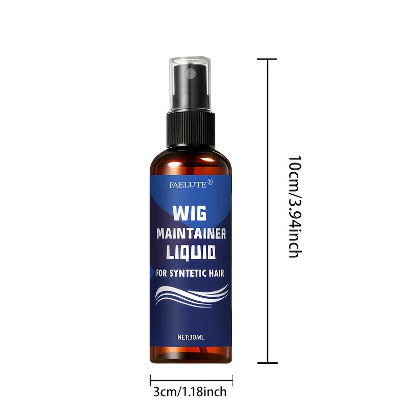 Wig Conditioning Mist Spray for Synthetic Wig Styling, Lightweight Detangling and Smoothing Care with Shine for Straight, Curly, Long and Short Looks