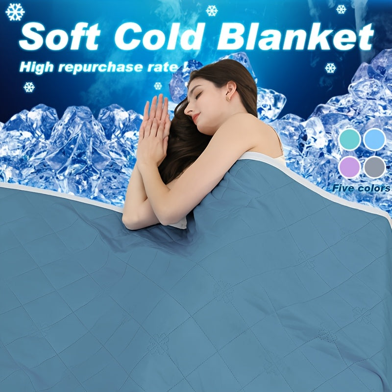 Acrylic Knit Blanket with Lightweight Feel, Single Home Layer in Five Colors and Throw, Twin XL, Queen or King Sizes for Sofa Lounging and Bedroom Use