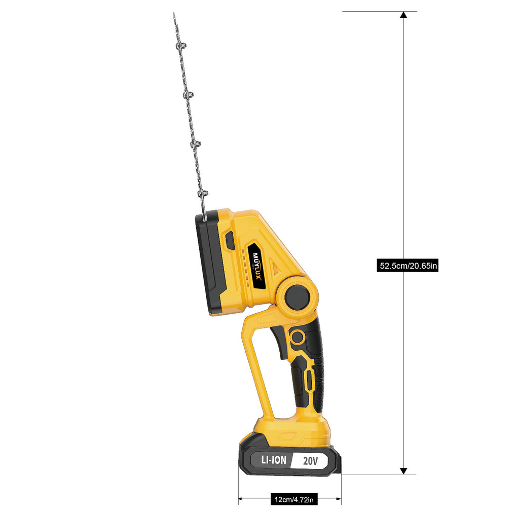 Cordless Hedge Trimmer by TEGATOK with Listed 20V Power, One- or Two-Battery Kit Options and Extended Model for Garden Shrub Trimming and Lawn Care
