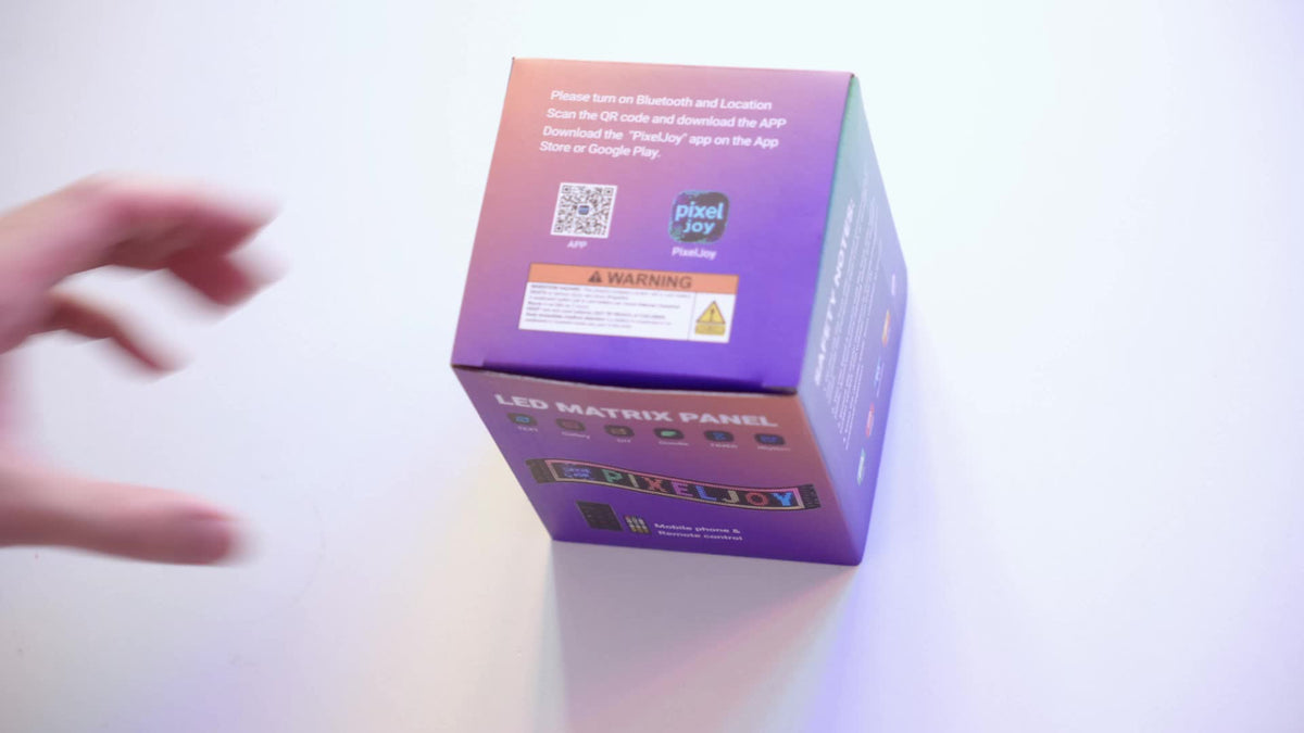 Flexible Programmable LED Sign Panel, 5V USB-Powered Matrix Display with Bluetooth App Control for Custom Text, Patterns and Animations in Stores and Events