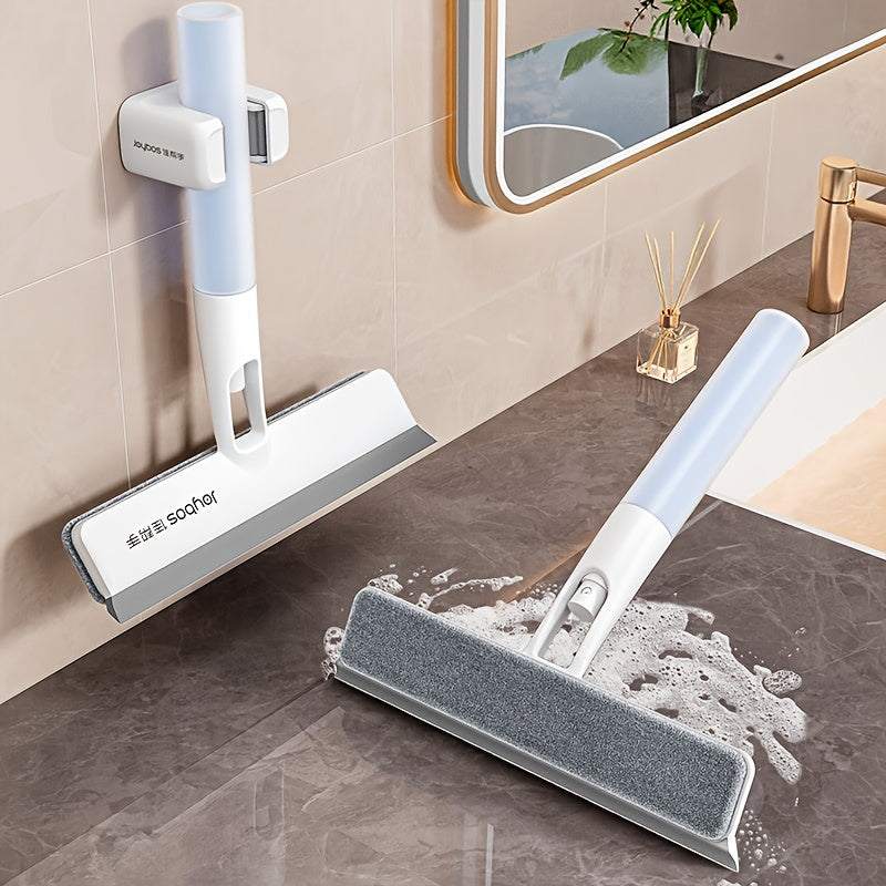 Window Spray Wash Squeegee Cleaner with Collection Tank, JOYBOS 3-in-1 Handheld Glass Cleaning Tool or Two-Cloth Option for Mirrors and Home Surfaces