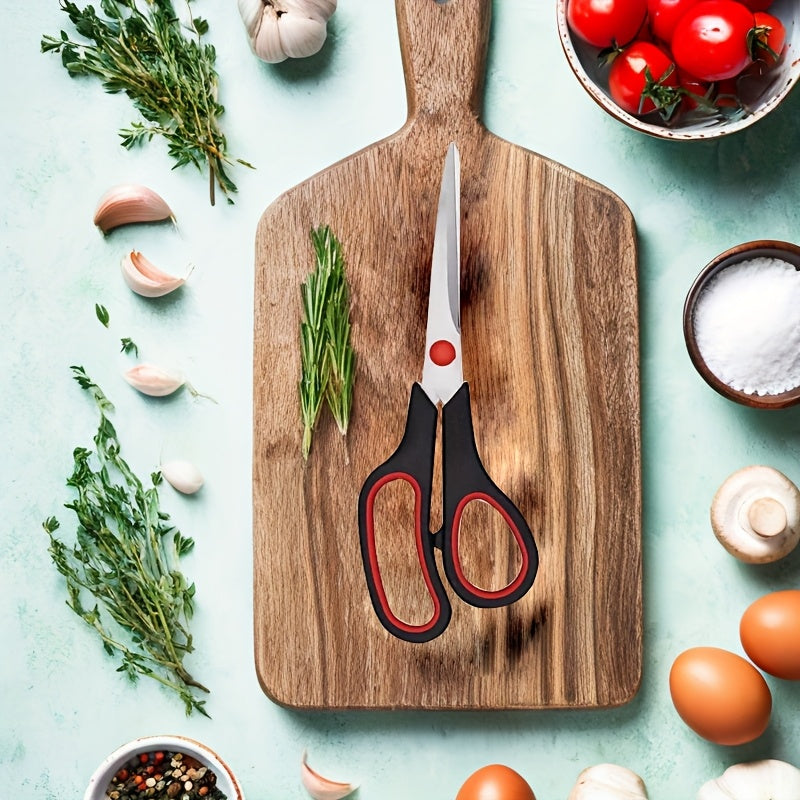Multipurpose Stainless Steel Scissors with Comfort Grip Reference, Single Cutting Tool for Compatible Stationery, Fabric and Everyday Household Tasks