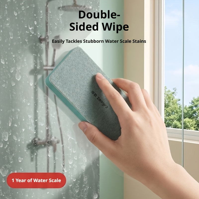 Limescale Cleaning Brush by Zooysd, Water Stain Eraser Scrubber in One, Two or Three Pack Options for Compatible Bathroom Tile, Shower Glass and Sink Surfaces