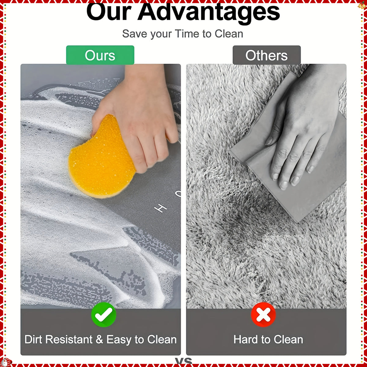 Diatomite Bathroom Floor Mat, Soft Water-Absorbing Bath Mat in Pink or Green with Big Size Options for Shower-Side, Laundry Room and Kitchen Use