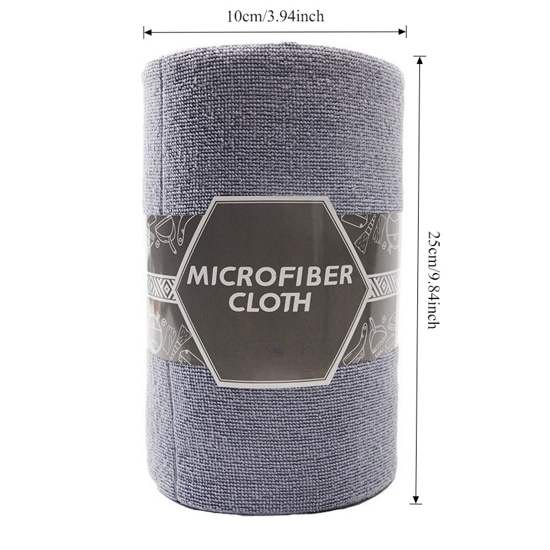 Reusable Paper Towel Roll with 50 Microfiber Cleaning Sheets, 170 GSM Woven Kitchen Dish Cloths for Everyday Household Wiping and Scrubbing