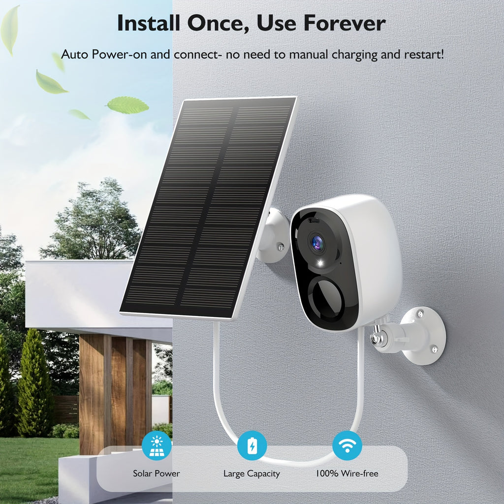 BW4 Battery Security Camera with Listed 2K Video, 2.4GHz WiFi, PIR Alerts and Two-Way Audio, O-KAM Pro App and Cloud or Memory Card Storage Options for Home