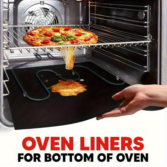 Nonstick Oven Mats 2-Pack with Listed Thick Heavy-Duty Design, Kitchen Liner Accessories for Compatible Ovens with Manufacturer-Approved Placement