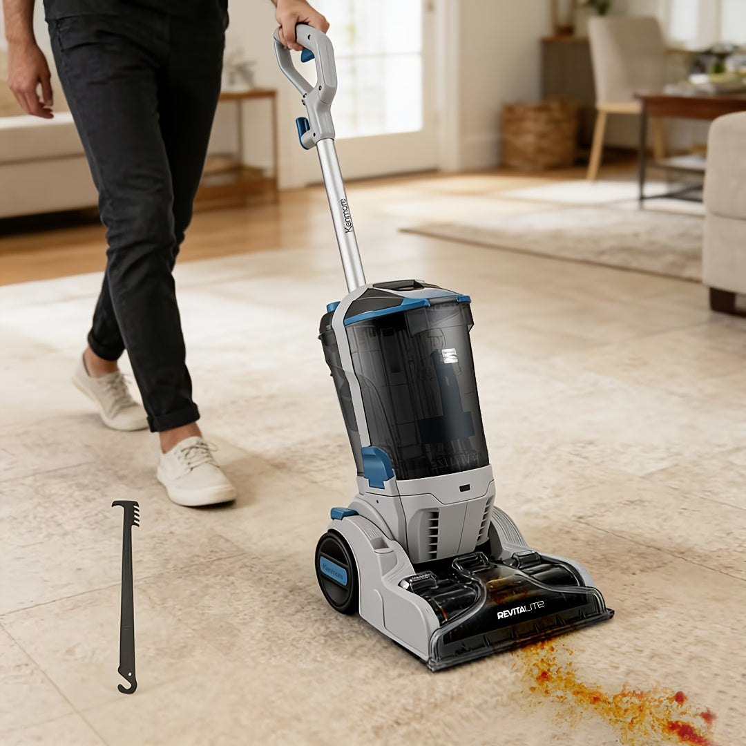 Carpet Cleaner Machine KW4010 with 18kPa Suction, Dual Powered Brush Rolls, 108.2oz Clean and 47.34oz Dirty Water Tanks, 25ft Cord for Rugs and Upholstery