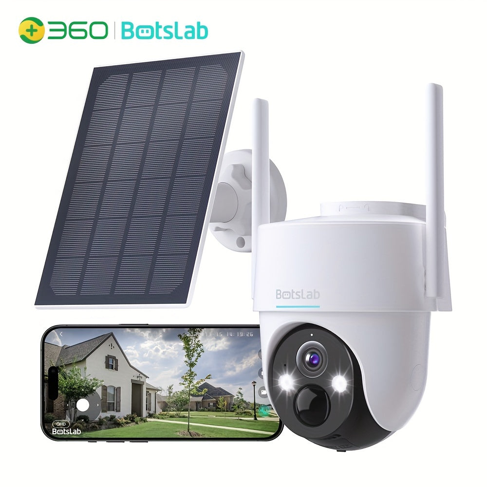 2K WiFi Outdoor Security Camera with Color Night Vision, Human Detection and Two-Way Audio, W313 Solar Listings and W302 No-Solar Model Option