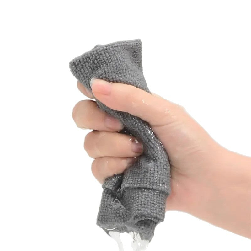 Reusable Paper Towel Roll with 50 Microfiber Cleaning Sheets, 170 GSM Woven Kitchen Dish Cloths for Everyday Household Wiping and Scrubbing