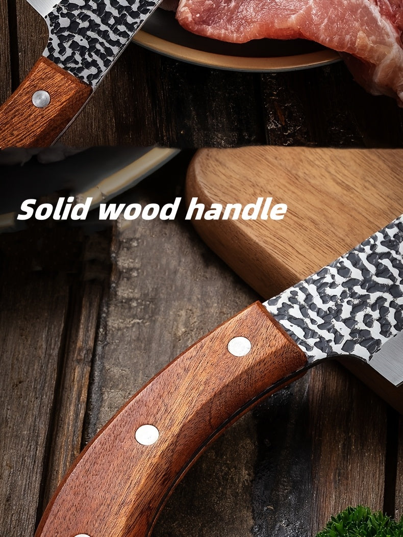 Hammered Boning Knife for Home Cooking, Forged Kitchen Cutlery with Listed 6-Inch Option for Meat Preparation and Practical Cook Gift Ideas
