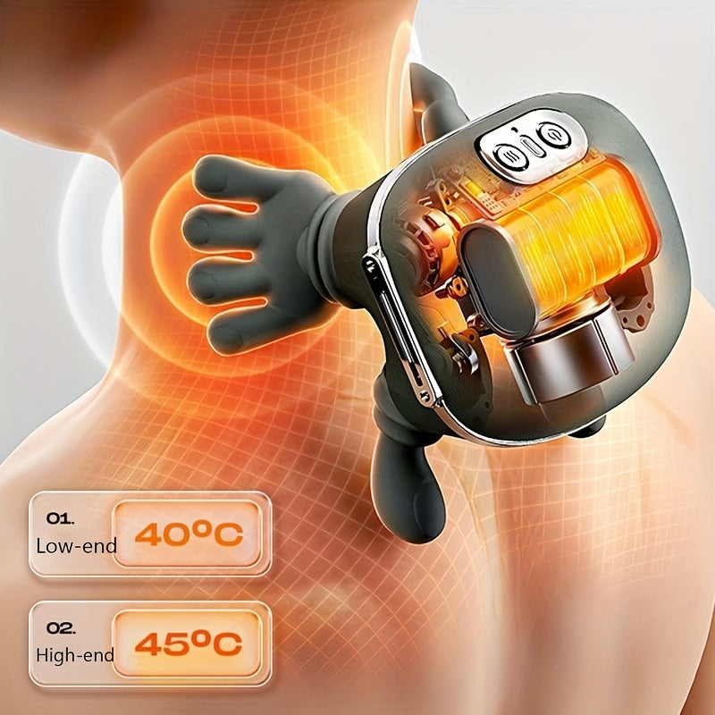 Shiatsu Neck and Shoulder Massager with Heat, Electric Kneading Back Massager Pillow, 3 Massage Modes, Deep Tissue Muscle Relief for Neck, Back, Waist, Legs, Home Office Use, Valentine's Day Gift