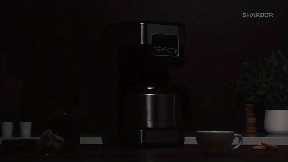 Programmable Drip Coffee Maker with Touch-Screen Controls and Pause & Serve, Stainless Steel Listing in Silvery for Everyday Home Coffee Preparation