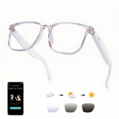Conference Translation Glasses by OICIIDO with Listed 160-Language Recognition and Meeting Summaries, M02, KL and KO Model Options for Multilingual Discussions