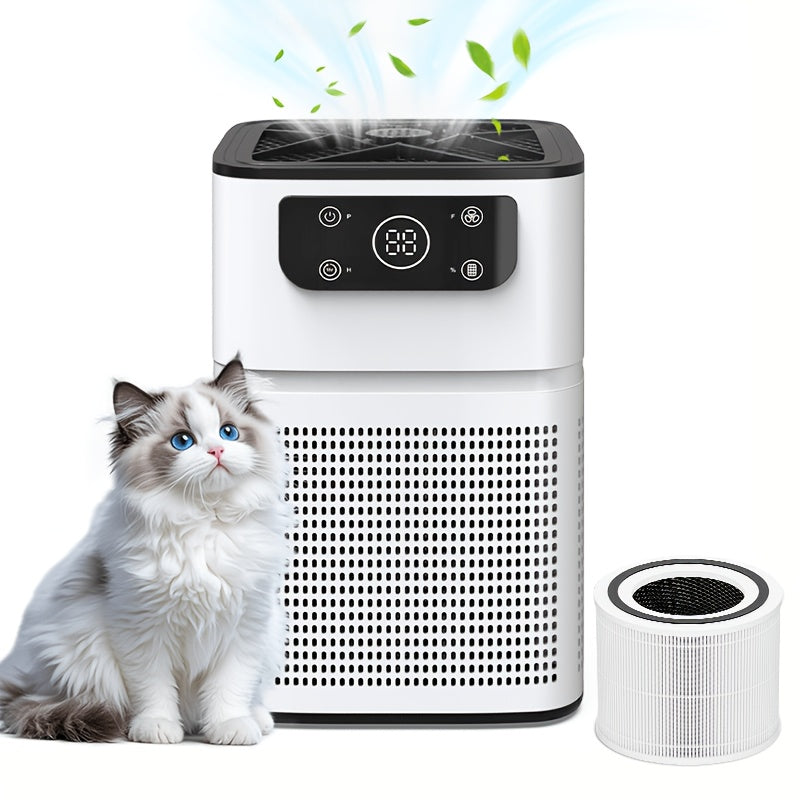 Aromatherapy Air Purifier with Listed Sleep Mode, Small Room Air Cleaner in Black or White with Single or Two-Pack Options for Bedrooms, Offices and Living Rooms