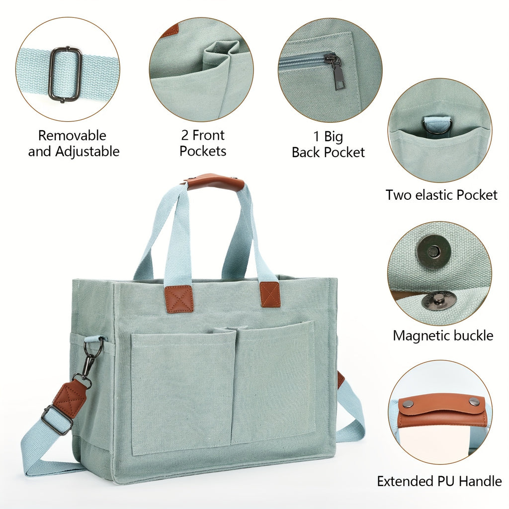 Everyday Tote Bag for Women in Six Colors, Small, Large and Large Set Options, Daily Carry Handbag for Errands, Shopping and Casual Outings