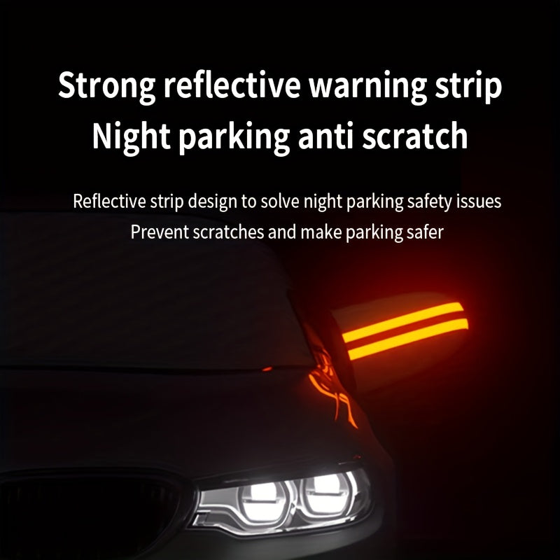 Magnetic Windshield Snow Cover for Parked Cars, Front Window Sunshade and Snow Cover with All-Season Style for Seasonal Outdoor Parking