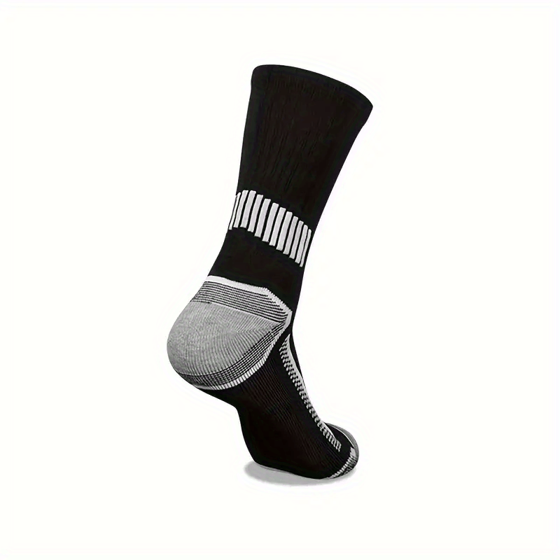 Men's Sports Socks 10-Pair Pack with Cushioned Heel and Toe, Arch Support and Breathable Polyester Knit in White, Grey or Mixed Color Options
