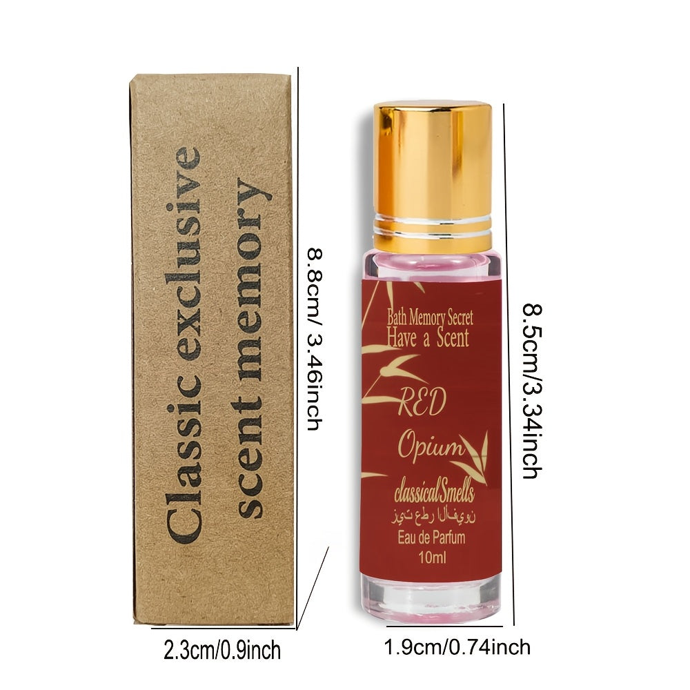 Vanilla Musk Perfume Oil for Women, Red Opium Scent Selection with Listed 15% Concentration and Alcohol-Free Floral Fragrance for Everyday Personal Wear