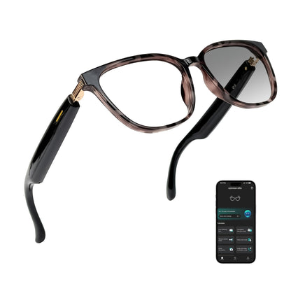 Audio Translation Glasses with Listed 160-Language Translation, GPT Chat, Music and Calls, Photochromic, Color-Changing and Anti-Blue Light Lens Options