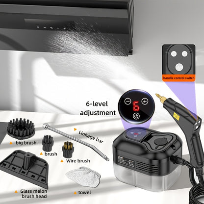 Portable Steam Cleaning Machine with Seven Named Model Options, Handheld Household Cleaner for Compatible Kitchen Surfaces, Sofa Fabrics and Carpet Care