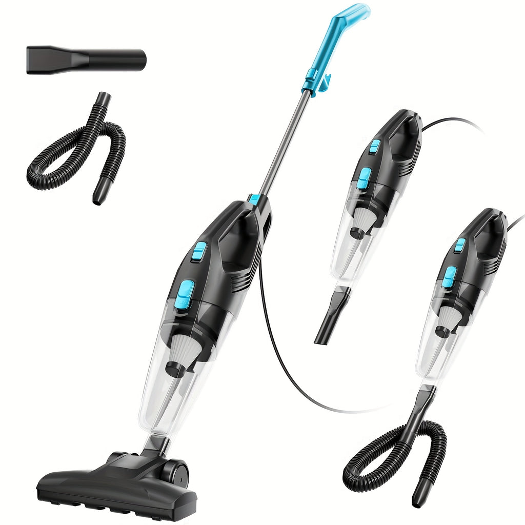 Convertible Stick Handheld Vacuum with Listed 6-in-1 Basic Design, 5.18lb Weight, Washable HEPA Filter, Dust Cup and Crevice Tool in Four Home Cleaning Color Options