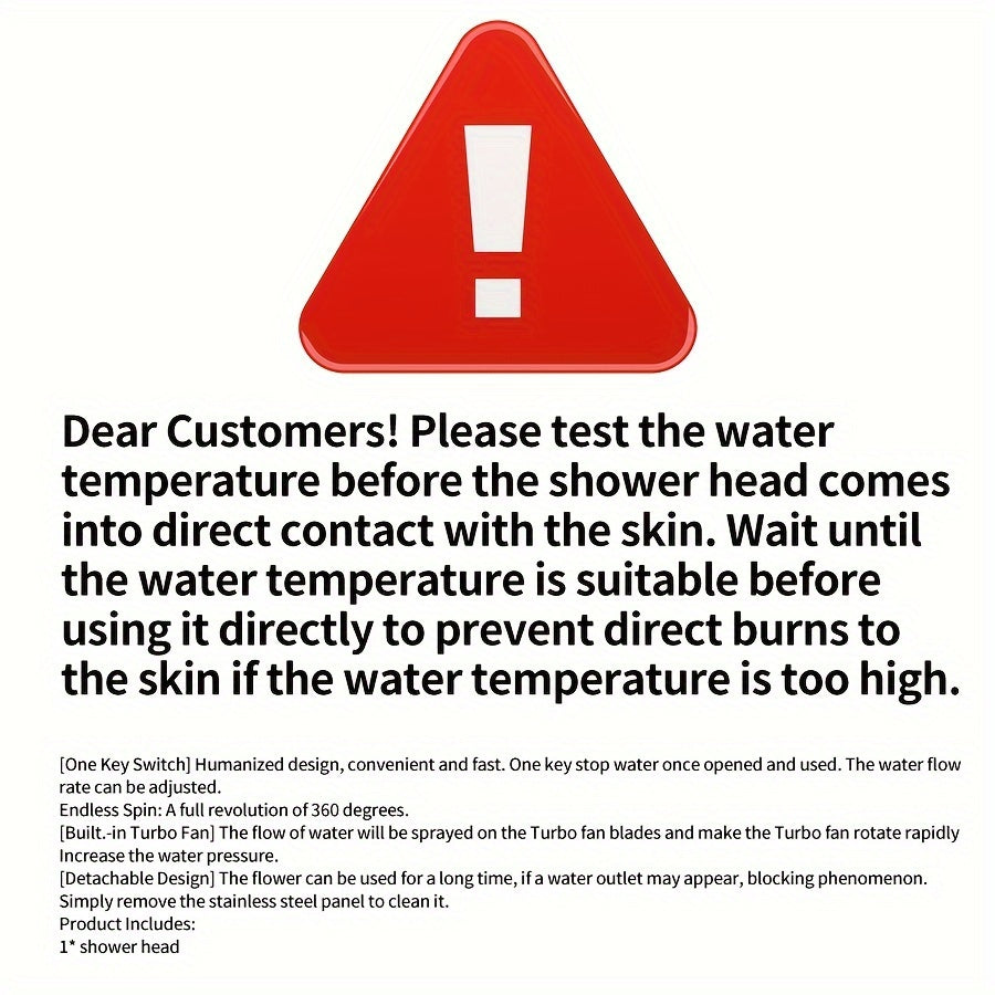 Adjustable Shower Head with Three Spray Settings and Angle Adjustment, H37 Bathroom Showerhead in Four Colors, One Piece Without Hose or Holder