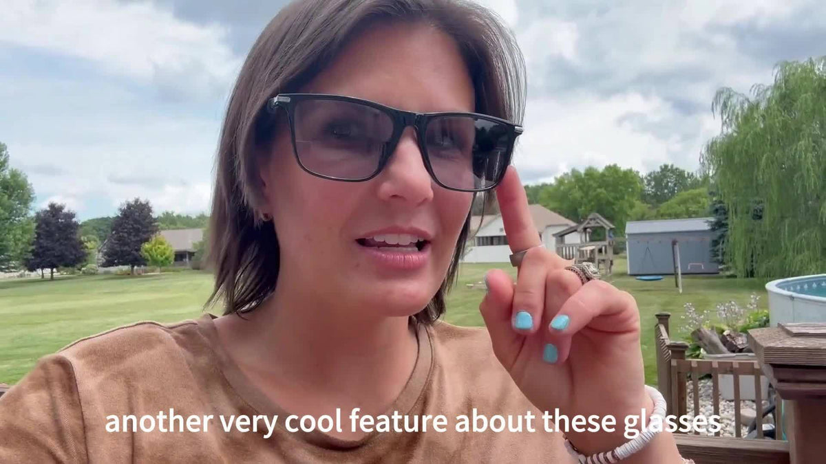Conference Translation Glasses by OICIIDO, AI Smart Eyewear with 160-Language Recognition, Real-Time Interpretation and Meeting Transcript Summarization