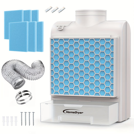 Indoor Dryer Vent Filter Box with Listed Stainless Steel Screen, Polyester Filters and Water Drawer, Indoor Dryer Vent-1 or Grey Options for Electric Dryer Review