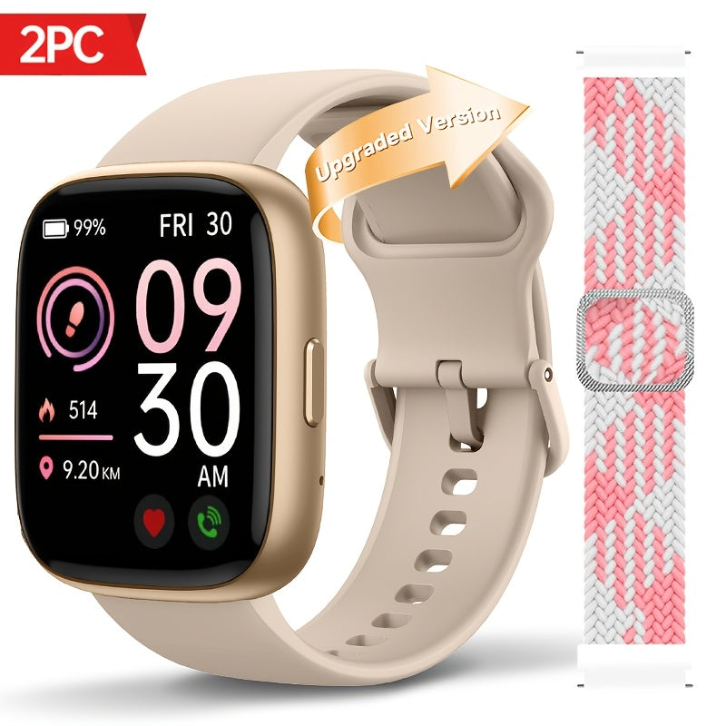 1.83 Inch HD Smart Watch for Men and Women, Wireless Calling Smartwatch with Built-in Alexa, Fitness Activity & Sleep Tracker, 100+ Sport Modes, Multiple Watch Faces, for iPhone Android