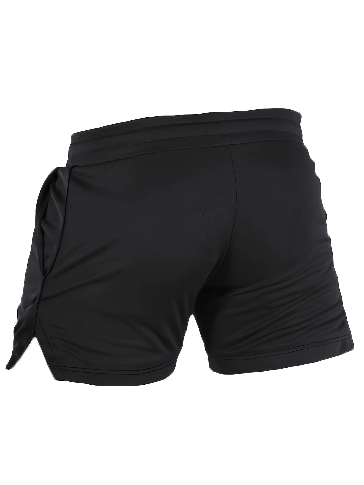 Men's Three-Quarter Fitness Shorts with Slim Stretch Styling, Lightweight Workout Pants for Running and Gym Routines in Black, Grey or Olive Green, S–XL