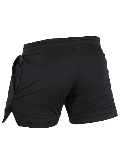 Men's Three-Quarter Fitness Shorts with Slim Stretch Styling, Lightweight Workout Pants for Running and Gym Routines in Black, Grey or Olive Green, S–XL