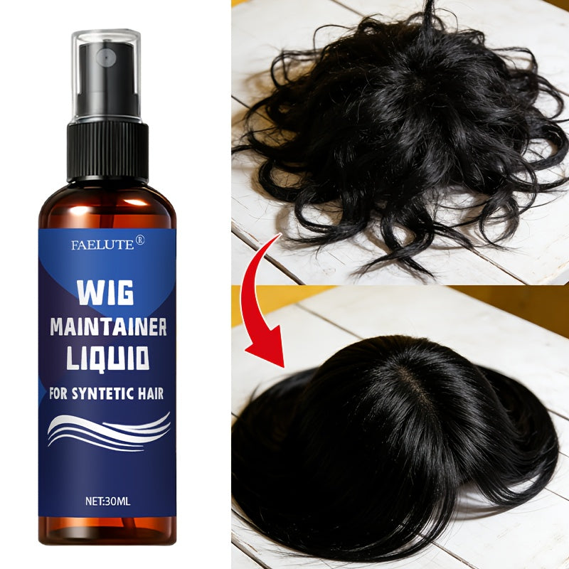 Wig Conditioning Mist Spray for Synthetic Wig Styling, Lightweight Detangling and Smoothing Care with Shine for Straight, Curly, Long and Short Looks