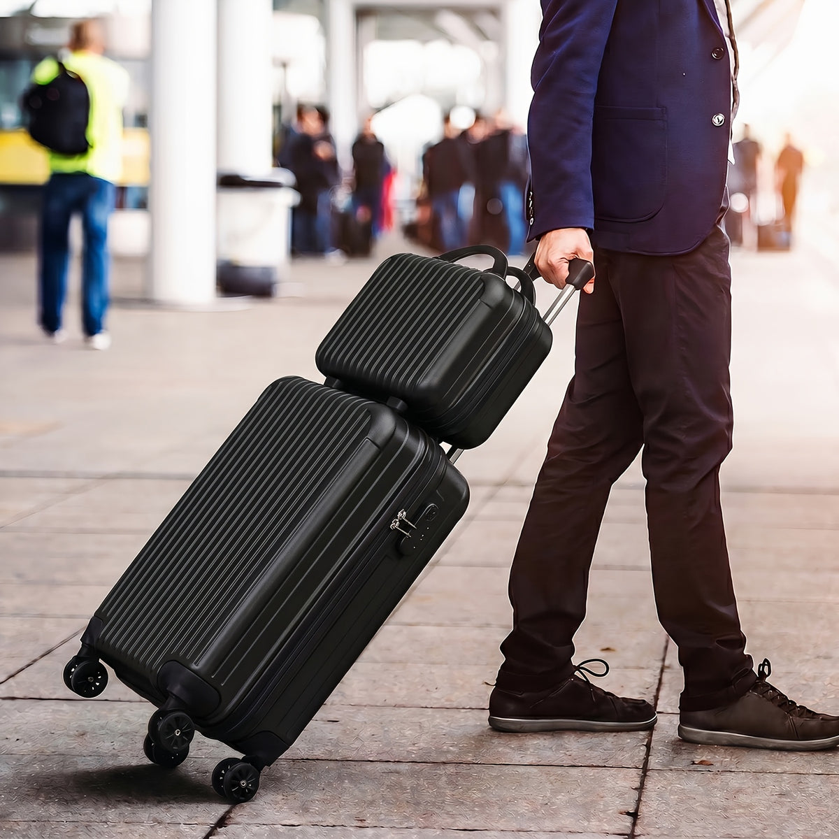 Two-Piece Travel Luggage with Hardside Spinner Suitcase References, Eight Variant Choices and Selected 20-Inch Case Plus Backpack Options for Trip Packing