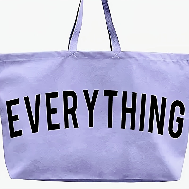 Foldable Canvas Tote Bag with Open-Top Design, Large-Capacity Solid-Color Handbag in Twelve Listed Options for Shopping, Commuting and Student Essentials
